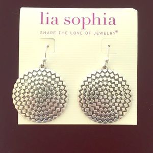 Lia Sophia fishhook earrings